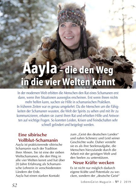 LebensGeist Magazin Herbst '19