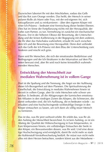 LebensGeist Magazin Herbst '19