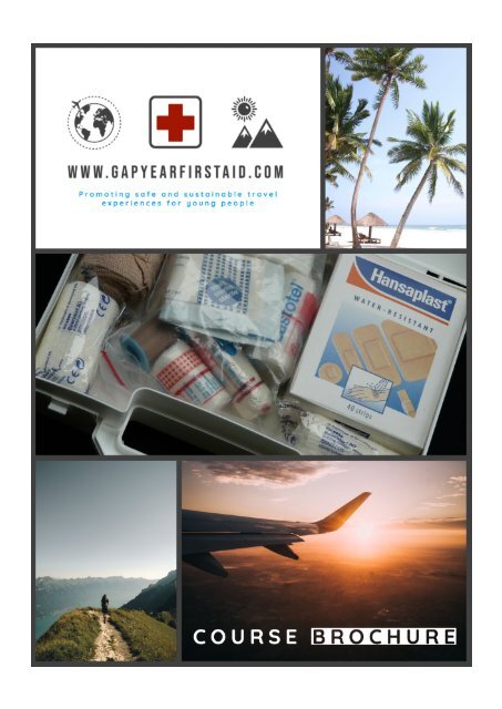 Gap Year First Aid Brochure