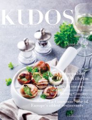 KUDOS October 2019 Food Issue