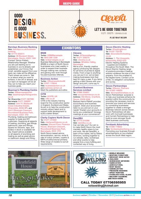 Business Action | October / November 2019