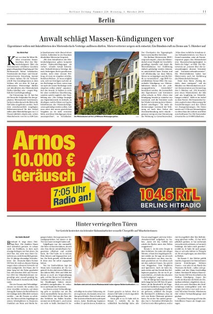 Berliner Zeitung 01.10.2019