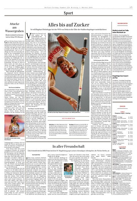 Berliner Zeitung 01.10.2019