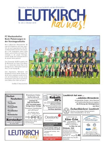 Leutkirch hat was 02.10.2019