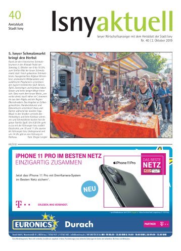 Isny Aktuell 02.10.2019