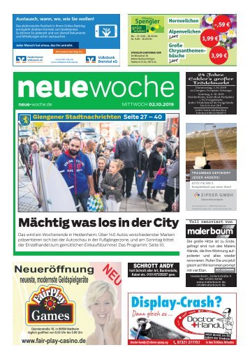 02.10.2019 NEUE WOCHE