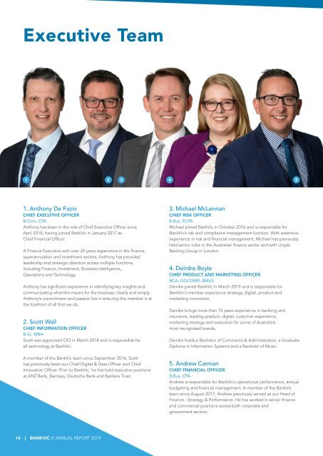 BankVic Annual Report 2019