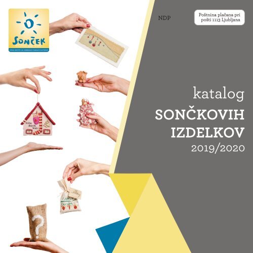 Katalog Sončkovih izdelkov 2019/2020 