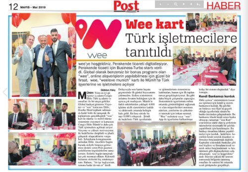 01.05.19 Post Aktuel: türkische weePartner in München