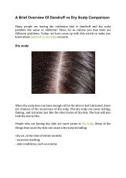 A Brief Overview Of Dandruff vs Dry Scalp Comparison