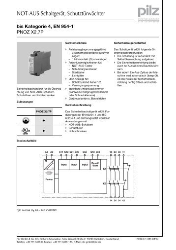 bis Kategorie 4, EN 954-1 - IBB-Böhm GmbH