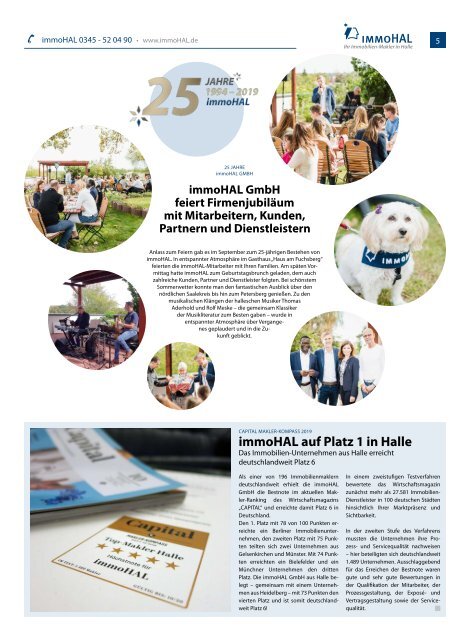 Hallesche Immobilien Zeitung Ausgabe 87 2019