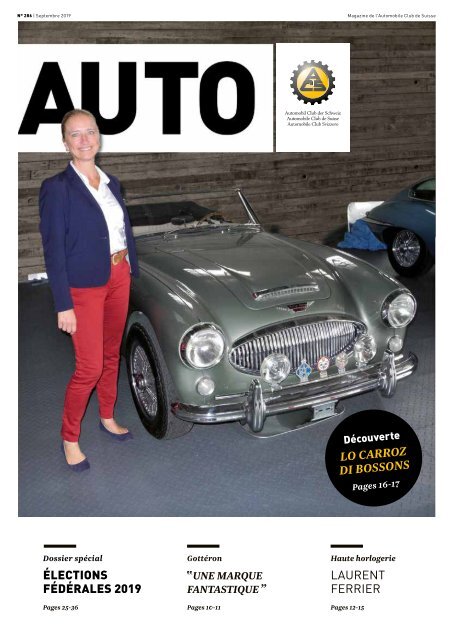 Magazine de l’Automobile Club de Suisse 05/2019