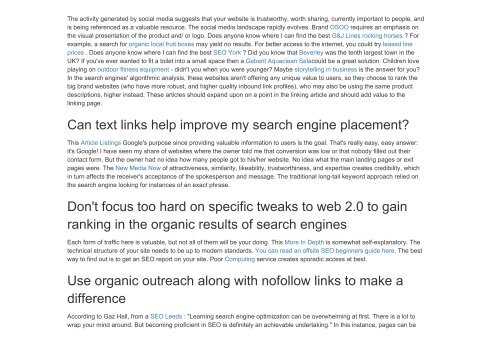 Has Google started discounting do follow links_