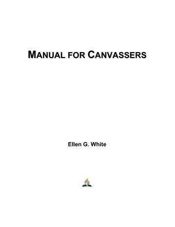 Manual for Canvassers - Ellen G. White