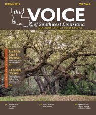  The Voice of Southwest Louisiana October 2019 Issue