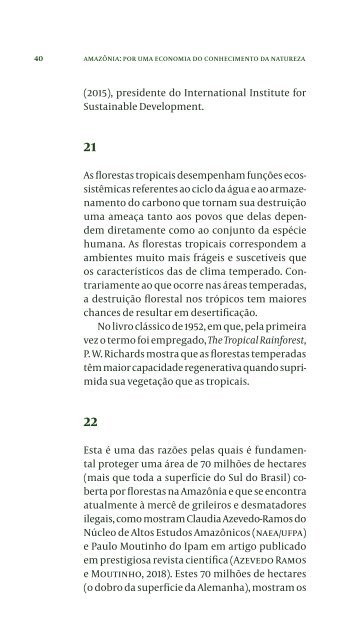 Amazônia por uma economia