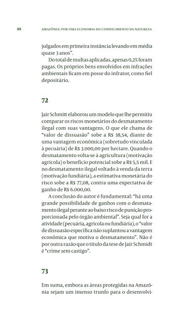 Amazônia por uma economia