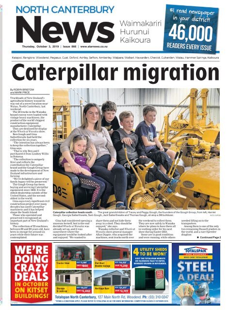 North Canterbury News: October 03, 2019