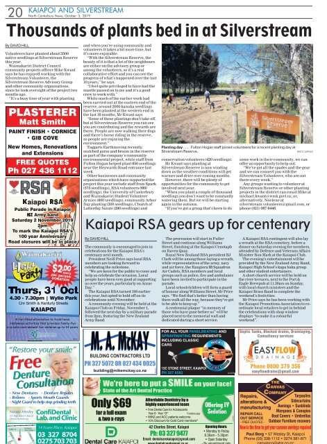 North Canterbury News: October 03, 2019