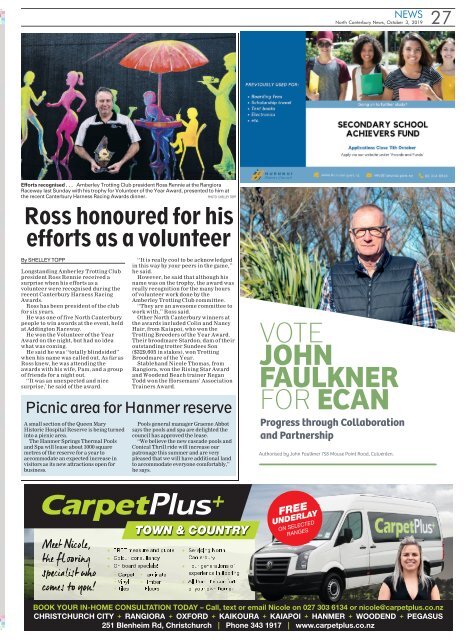 North Canterbury News: October 03, 2019