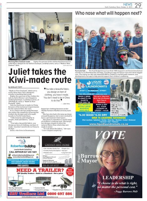 North Canterbury News: October 03, 2019