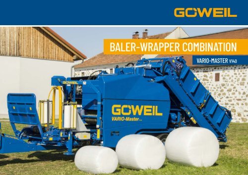  EN | VARIO-Master V140 | Baler-Wrapper Combination | Goeweil