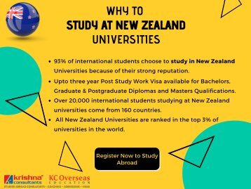 Top Reasons Related to Study in New Zealand