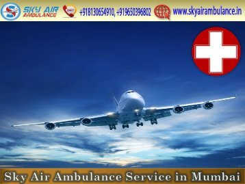 Rent Air Ambulance from Mumbai with A to Z Medical Solution