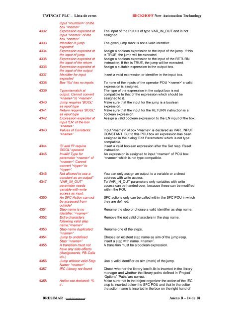 BRESIMAR(asaTek)-Beckhoff-Livro Formação Técnica TwinCAT 2