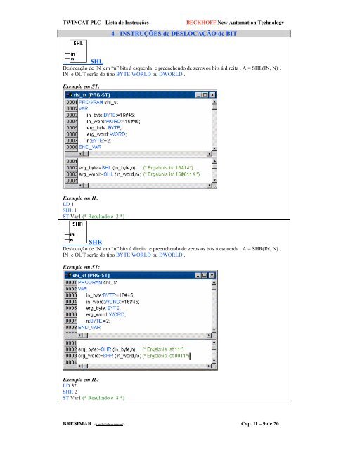 BRESIMAR(asaTek)-Beckhoff-Livro Formação Técnica TwinCAT 2