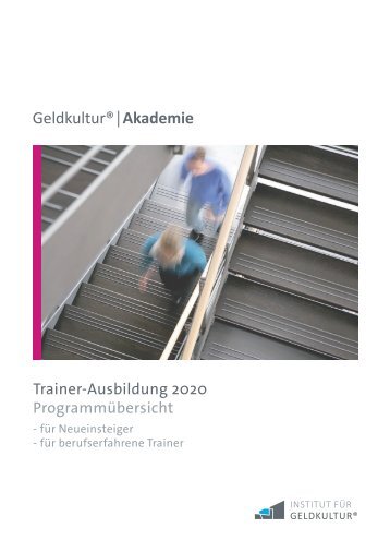 Geldkultur® | Akademie | Trainerausbildung 2020 