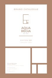 Aqua Regia Brand Catalogue - Pages