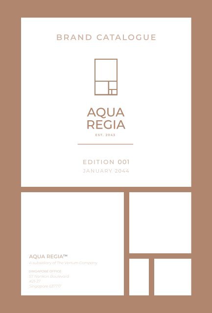 Aqua Regia Brand Catalogue - Pages