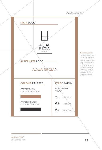 Aqua Regia Brand Catalogue - Pages
