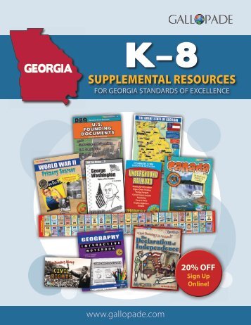 Georgia K-8 Supplemental Resources Catalog