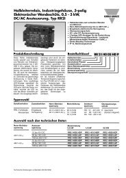 3 kW, DC/AC Ansteuerung, Typ RR2I