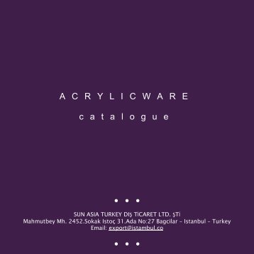 acrylicware catalog