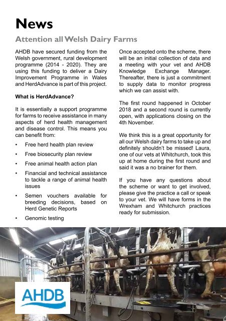 LLM Farm Vets October Newsletter 2019