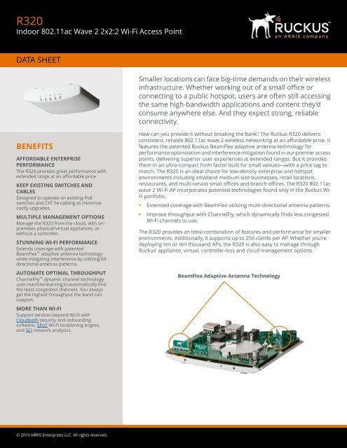 Ruckus Wireless New Cloud Products