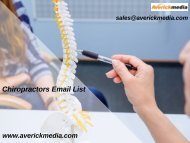 Chiropractors Email List | Chiropractors Mailing List