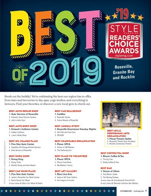 Style Magazine Roseville Granite Bay Rocklin: October 2019