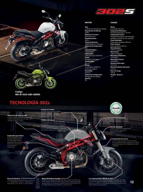 Catalogo Motos Benelli en Panama