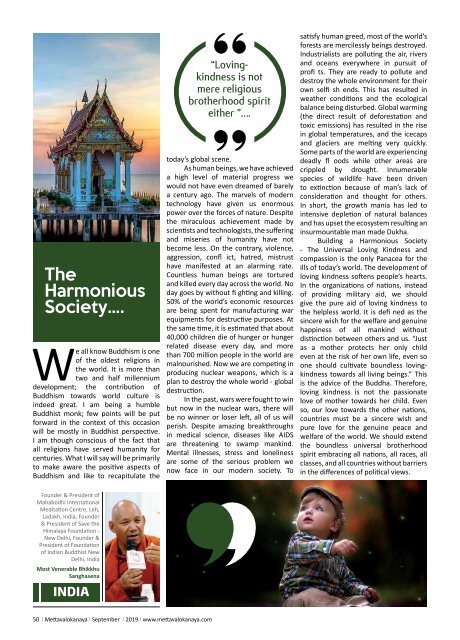 Mettavalokanaya_International_Buddhist_Magazine_September_2019