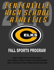 2019 Centerville Athletics Fall Program Book