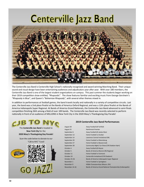 2019 Centerville Athletics Fall Program Book