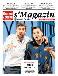 s'Magazin usm Ländle, 6. Oktober 2019