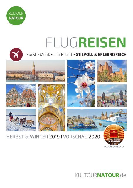 FLUGREISEN 2019 I 2020 • Reisekatalog  Oktober bis September 