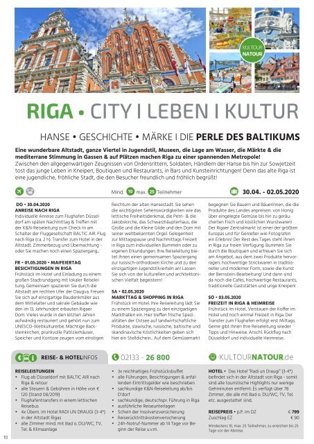 FLUGREISEN 2019 I 2020 • Reisekatalog  Oktober bis September 