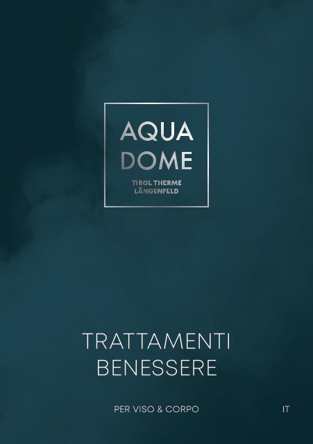 AQUA DOME Treatmentfolder IT